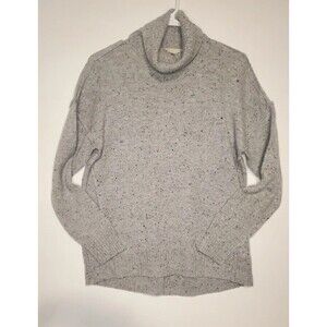 Michael Kors Small | Gray Knit Turtleneck Sweater Muted Neutrals Elevated Chic